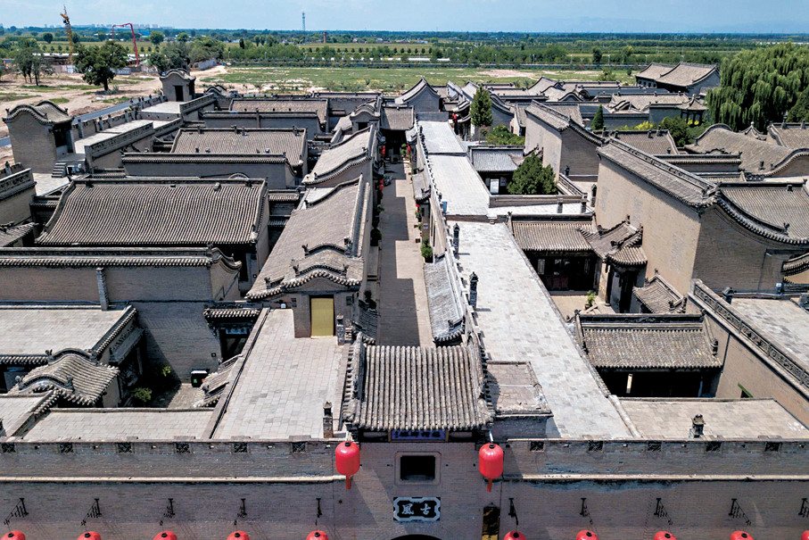 ●圖為位於晉中市祁縣的喬家大院。 資料圖片