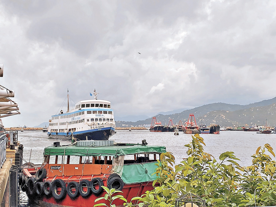 ●長洲離島的風光。  作者供圖