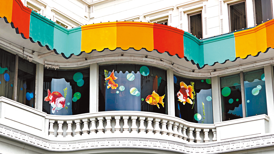 ●許開嬌《粼光遊樂場》（局部）