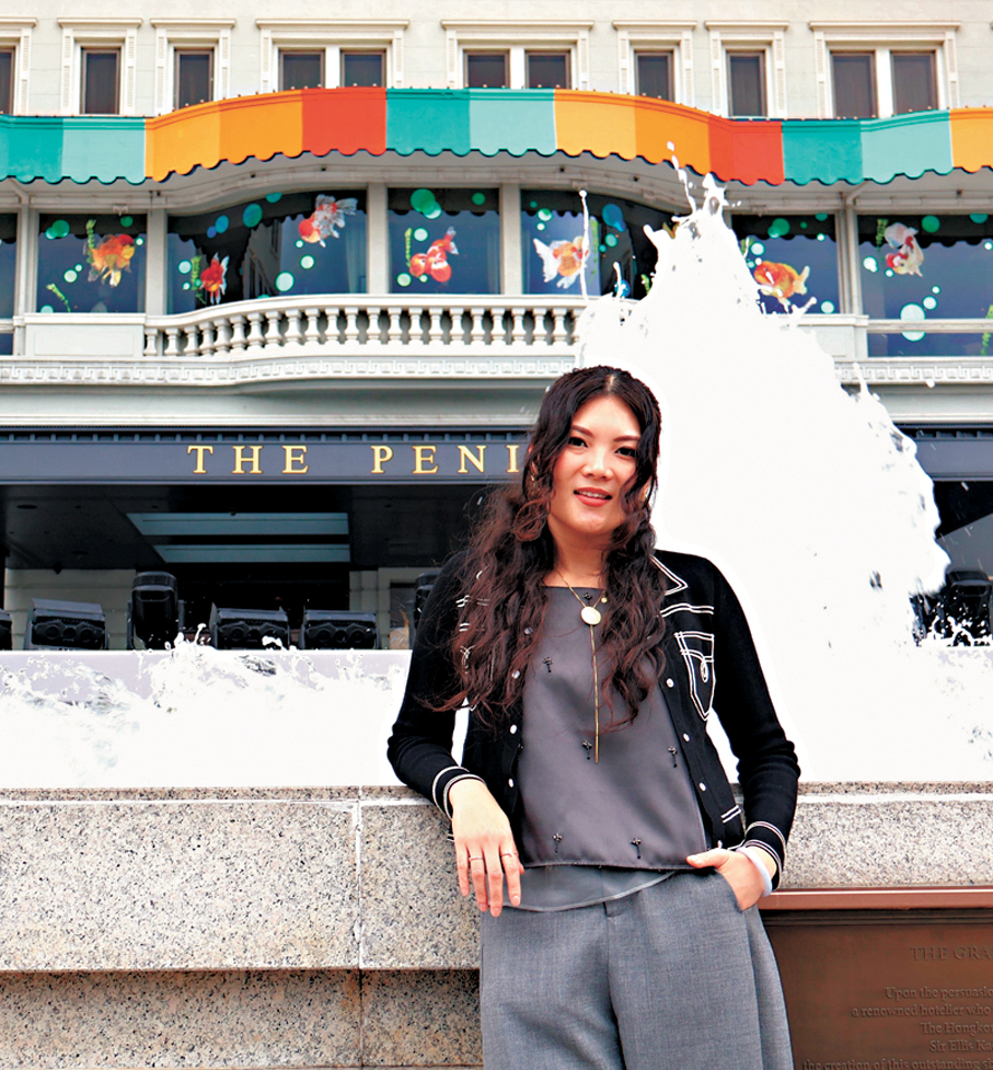 ●這是許開嬌首次將裝置與建築結合。