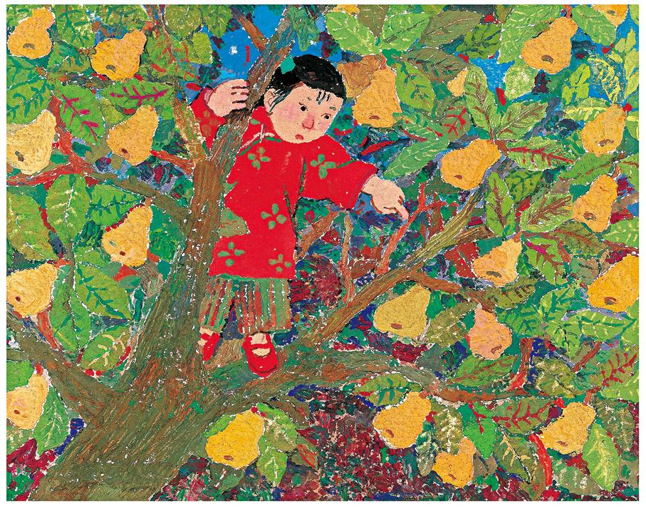 ●蔡皋的作品有着濃烈的色彩。