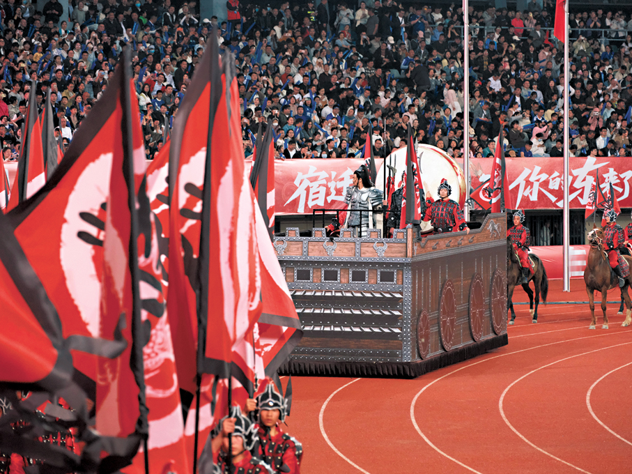 ●何潤東點燃全場觀眾熱情。  工作室供圖