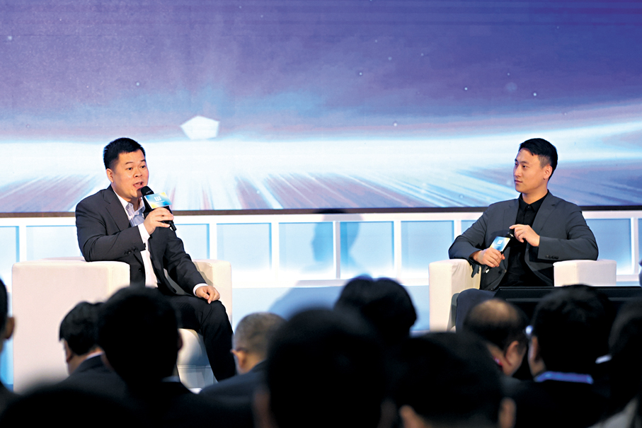 ●量子企業代表作分享。 香港文匯報記者萬霜靈  攝