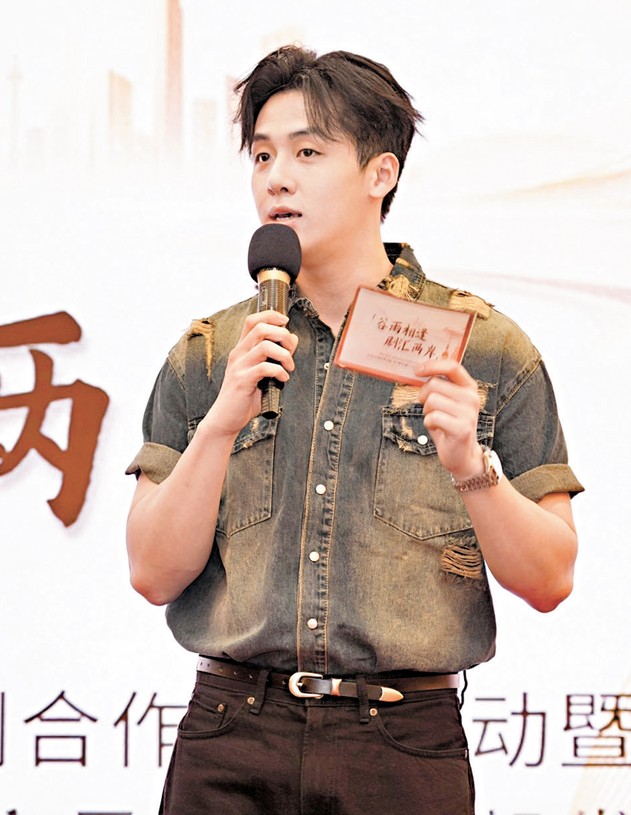 ●寶弟願為台灣影視青年到大陸發展搭平台。 香港文匯報記者張帆  攝