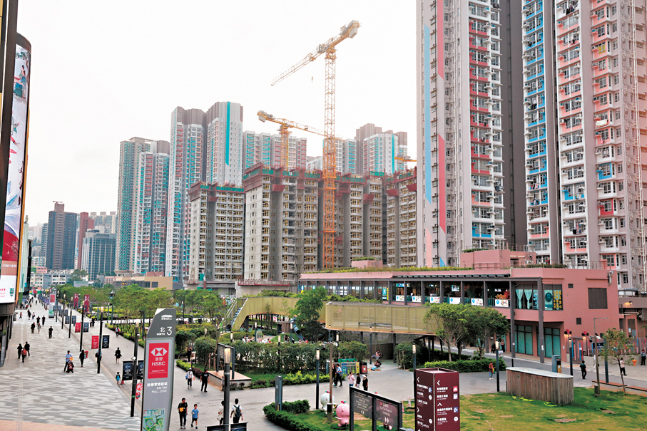 ●啟德啟陽苑推售單位1,090伙。 香港文匯報記者郭木又   攝