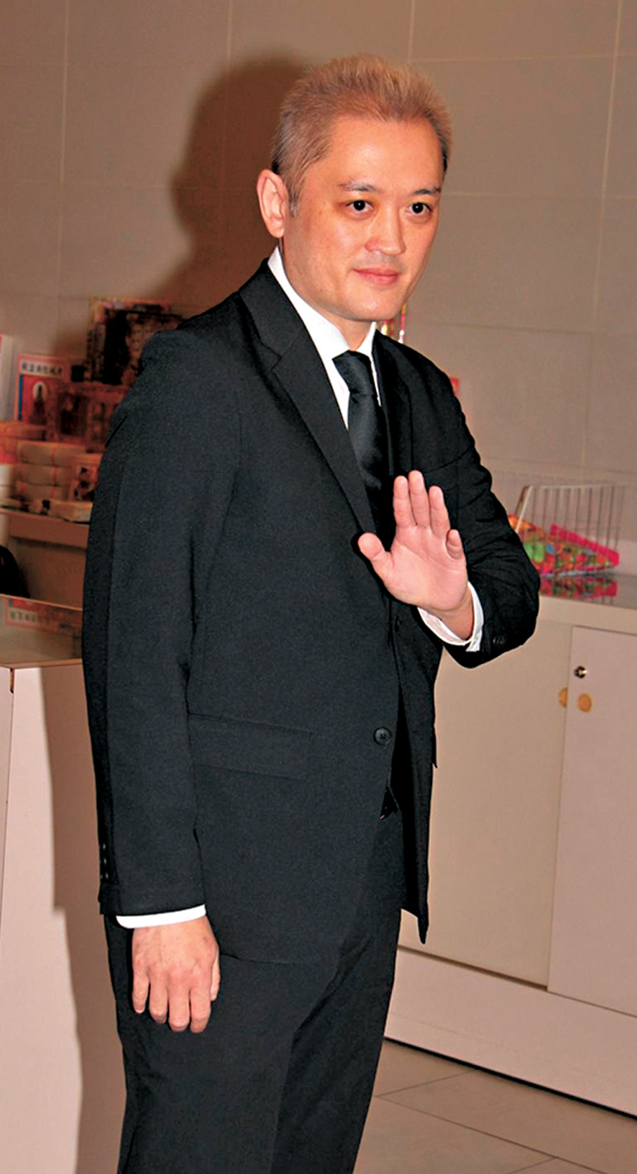 ●李泳漢昨日拒絕受訪。  香港文匯報記者達里 攝