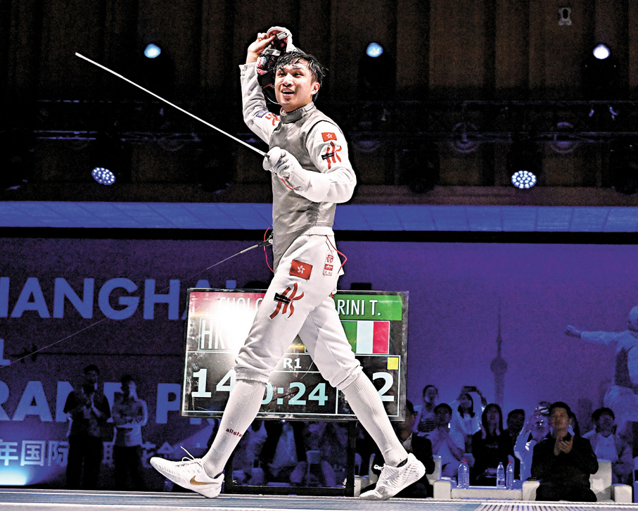 ●「世一」蔡俊彥率領TEAM Shield出戰世界劍擊聯賽。 資料圖片