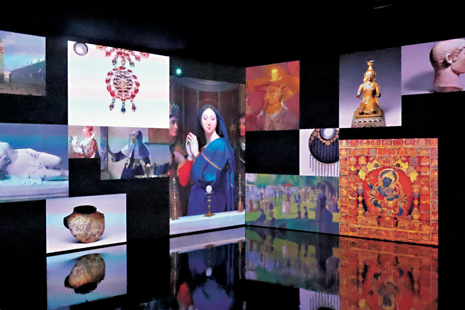 ●這是紐約大都會藝術博物館首個以珠寶珍藏為主題的國際巡展。 記者雨竹  攝