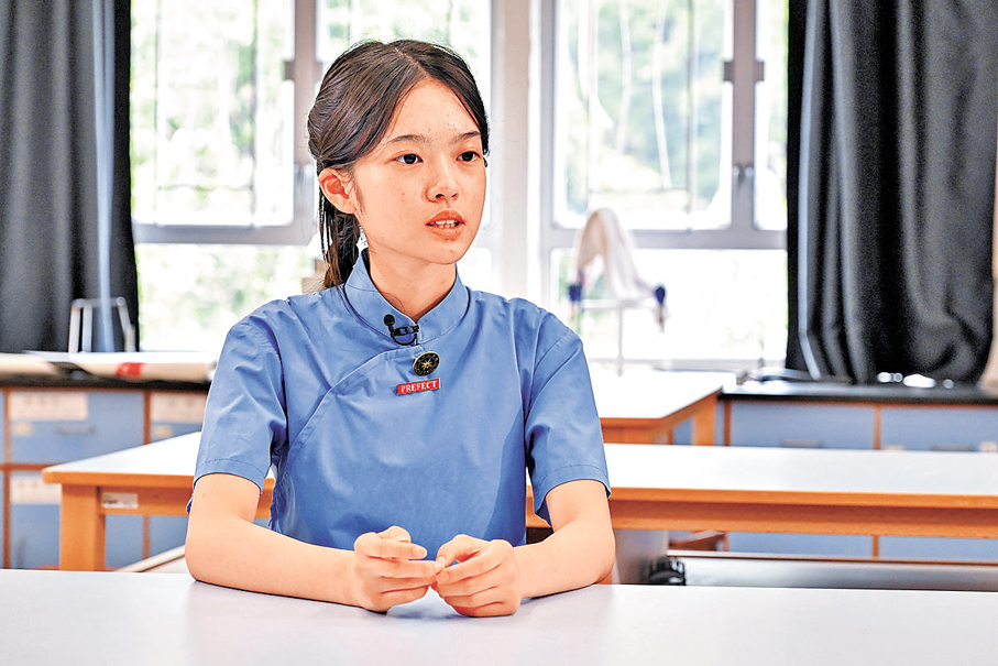 ●葉向瑤指參加課程後，明白人工智能非常強大，有助生態監測更高效、準確。