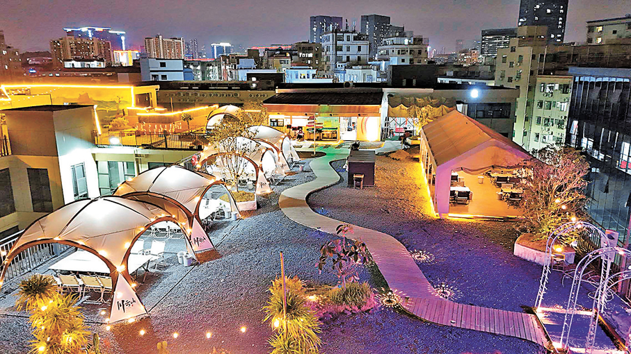 ●哈爾面積夠大，可接待團建生意，成為經營優勢。