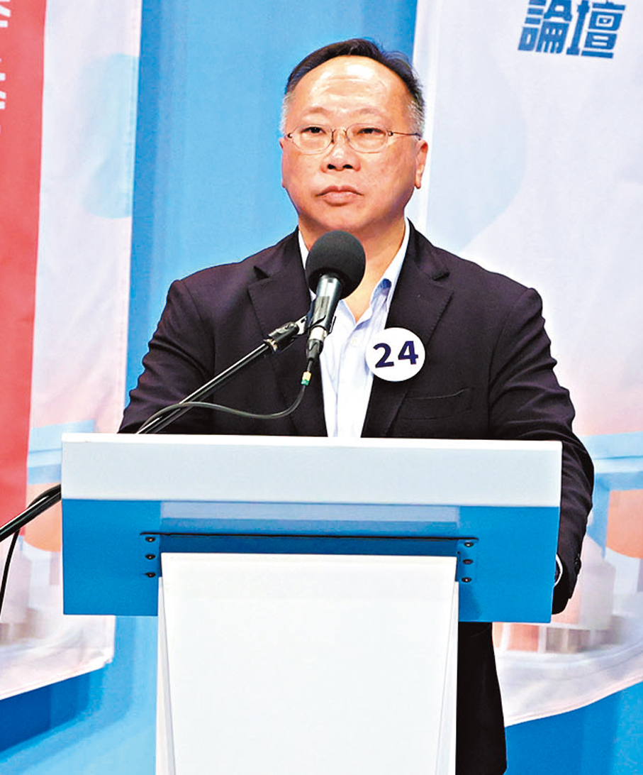 ●林筱魯表示，宏志閣現有公共區域需先行清理，相關作業或會產生額外成本。資料圖片