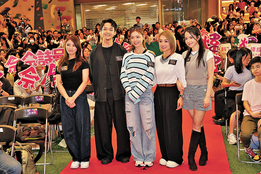 ●《正義女神》成功捧起多位新演員。  香港文匯報記者北山彥 攝