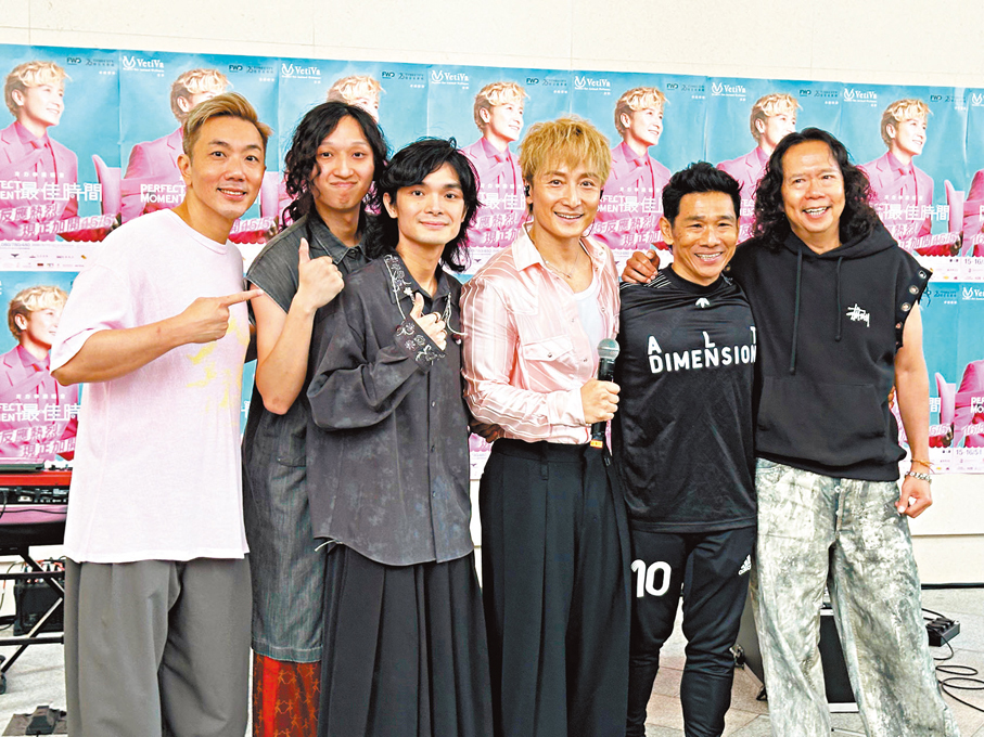 ●方力申早前Busking宣傳紅館騷，獲多方好友支持。  資料圖片