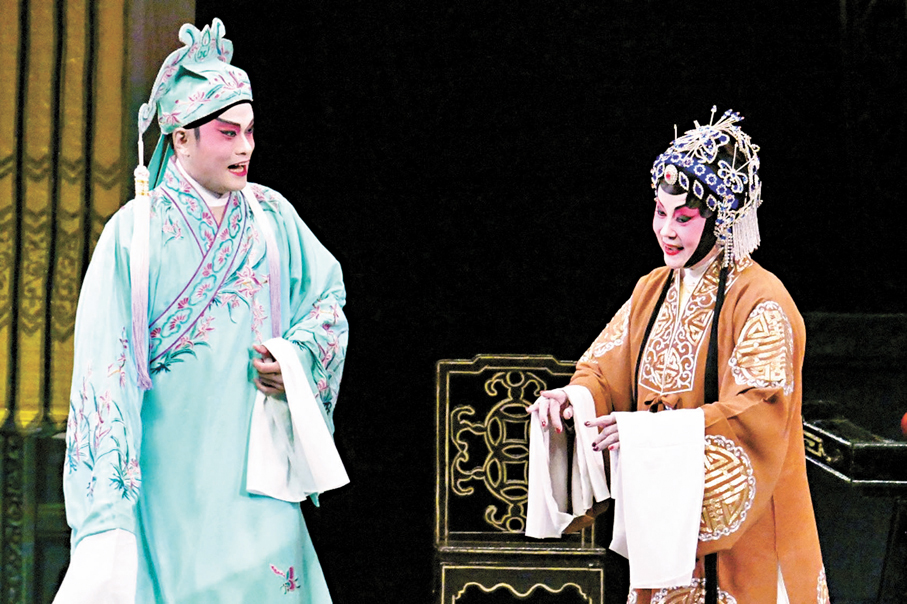 ●「鳴芝聲」台柱黎耀威（左）、陳嘉鳴。