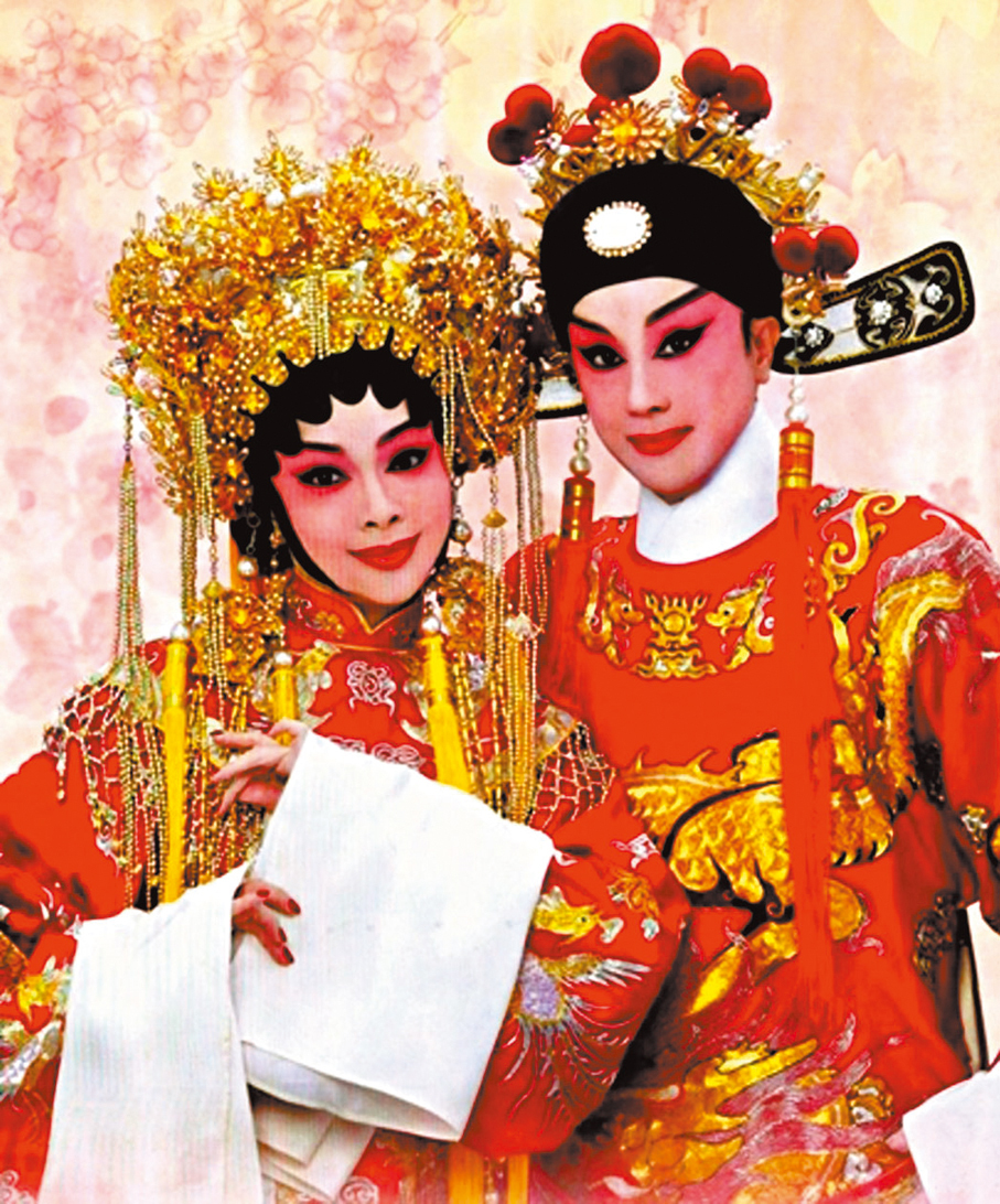 ●蓋鳴暉與梁心怡的舞台造型十分登對。