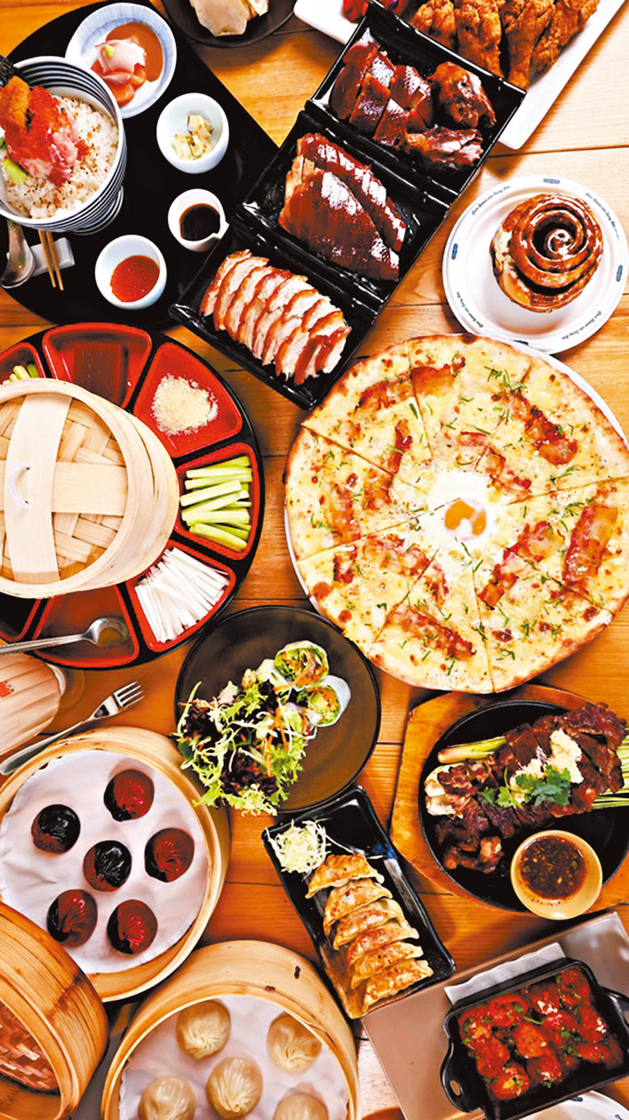 近30間來自世界各地的餐飲食肆，可供母親自由選擇。