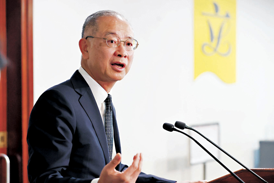 ●金管局總裁余偉文   香港文匯報記者萬霜靈  攝