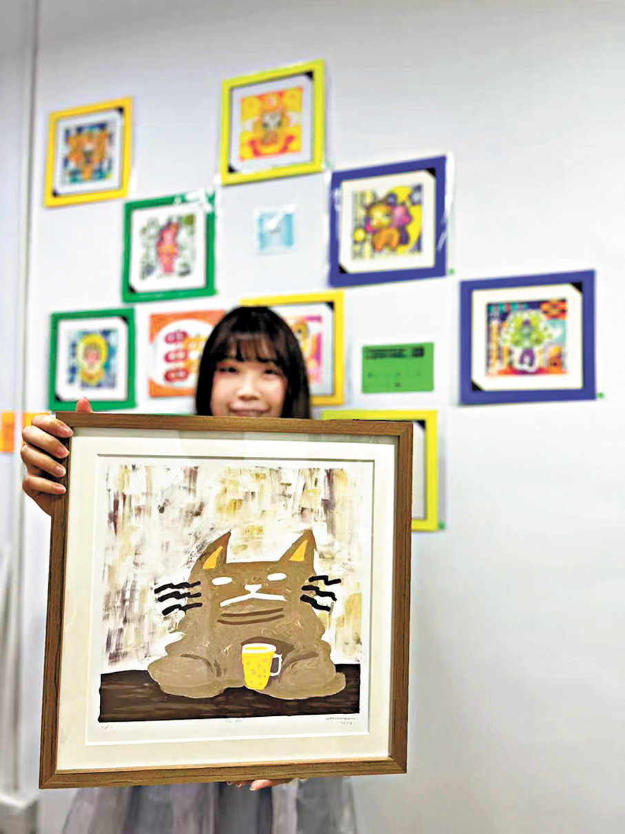 ●本次尹靖瑤參展的代表作《0.00》，正是她在工作與創作雙重迷茫期的真實寫照。