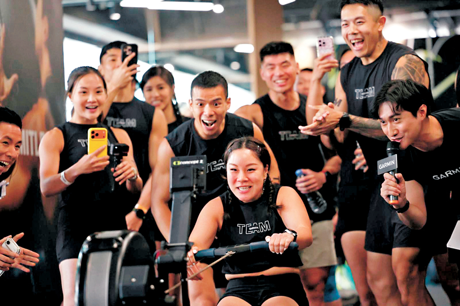 ●洪範錫盛讚香港參賽者充滿活力。香港文匯報記者郭正謙  攝