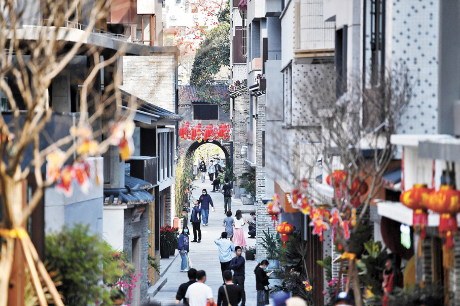 ●南頭古城的古街巷保留着原始肌理。