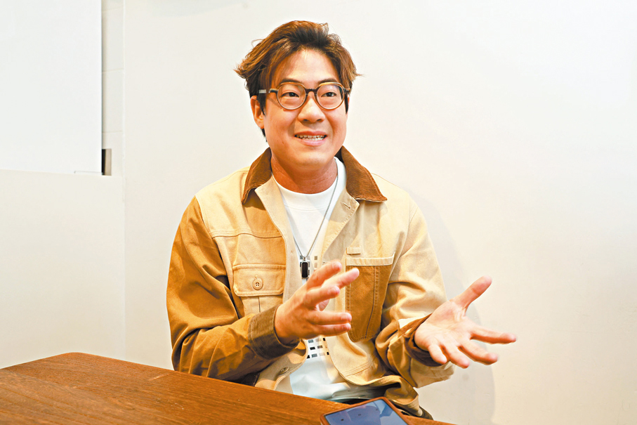 ●羅啟豪預告會帶一個驚喜給入場的觀眾。 香港文匯報記者郭木又 攝