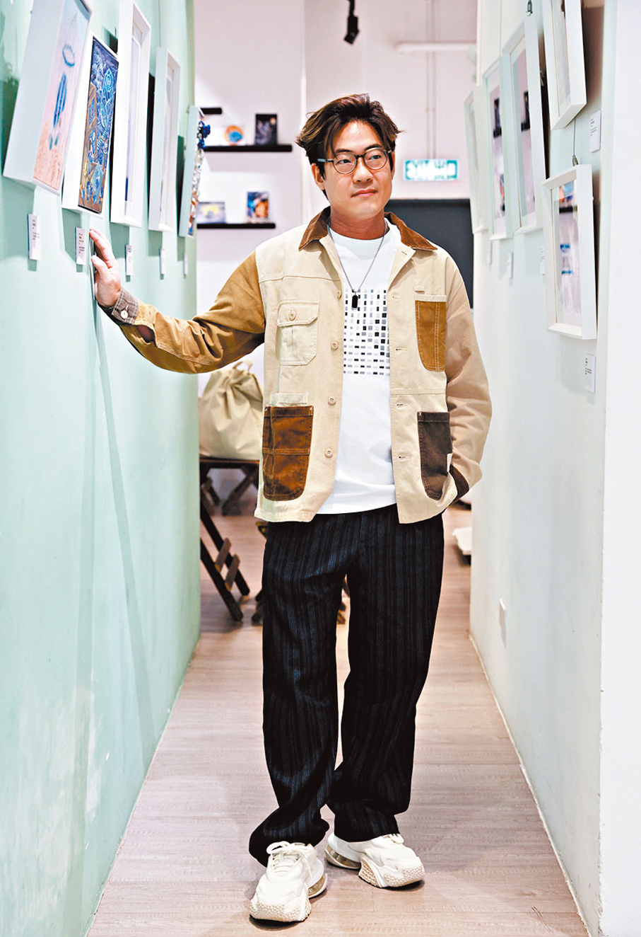 ●羅啟豪稱臨近開騷心情好複雜。 香港文匯報記者郭木又 攝