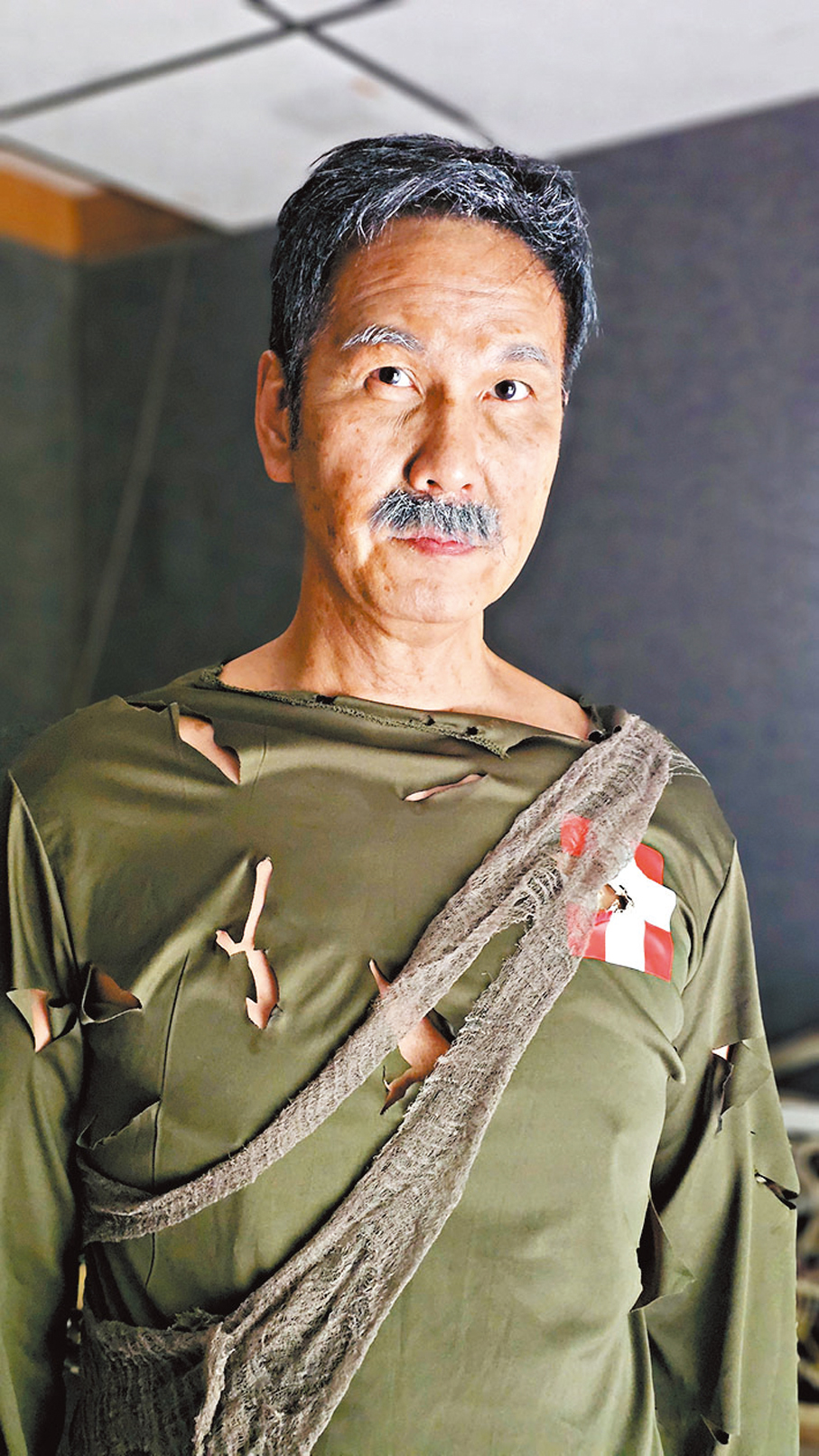 ●陳啟泰以破格野人造型亮相。 大會供圖