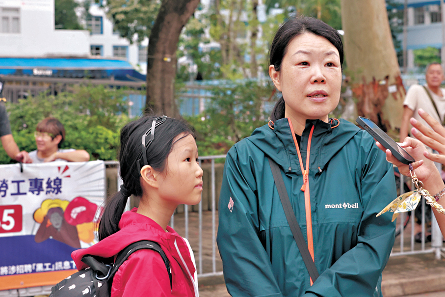 ●元朗居民許女士。香港文匯報記者萬霜靈  攝
