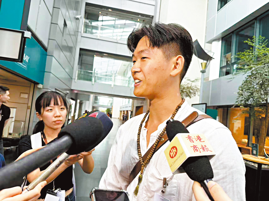 ●大學生鍾同學。香港文匯報記者張茗 攝