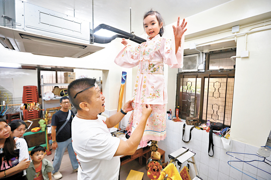 ●小孩子造型維肖維妙。香港文匯報記者郭木又  攝