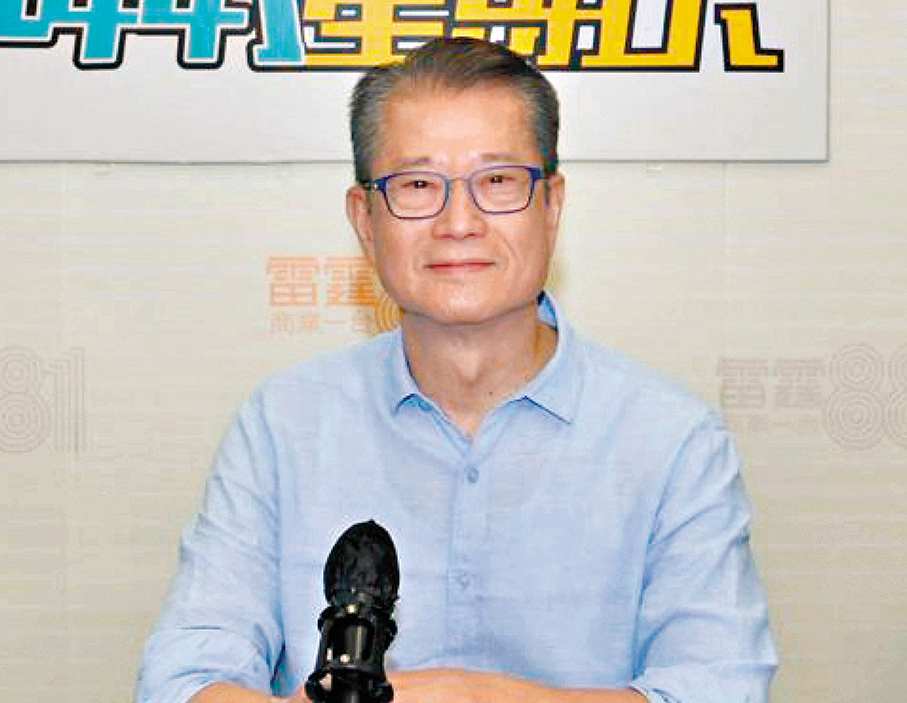 ●香港特區政府財政司司長陳茂波指出，縱然香港仍面臨地緣政治等挑戰，但相信未來經濟前景正面。