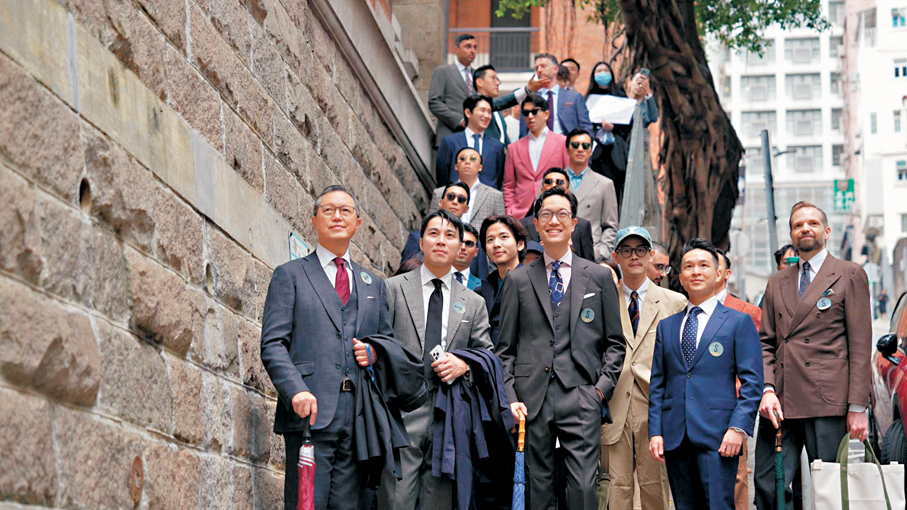 ●香港首屆Suit Walk吸引眾多參與者。