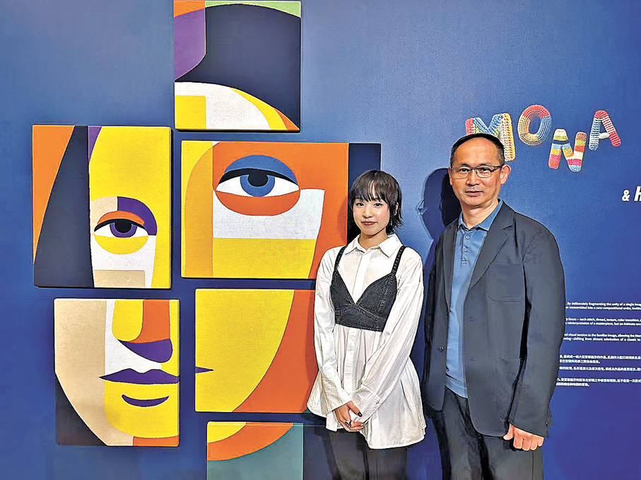 ●設計師Annie與黃繼典（典哥）。