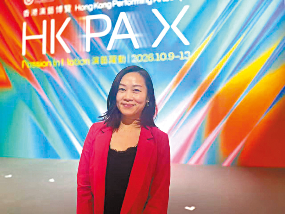 ●香港舞蹈團行政總監鄭禧怡。記者尉瑋  攝