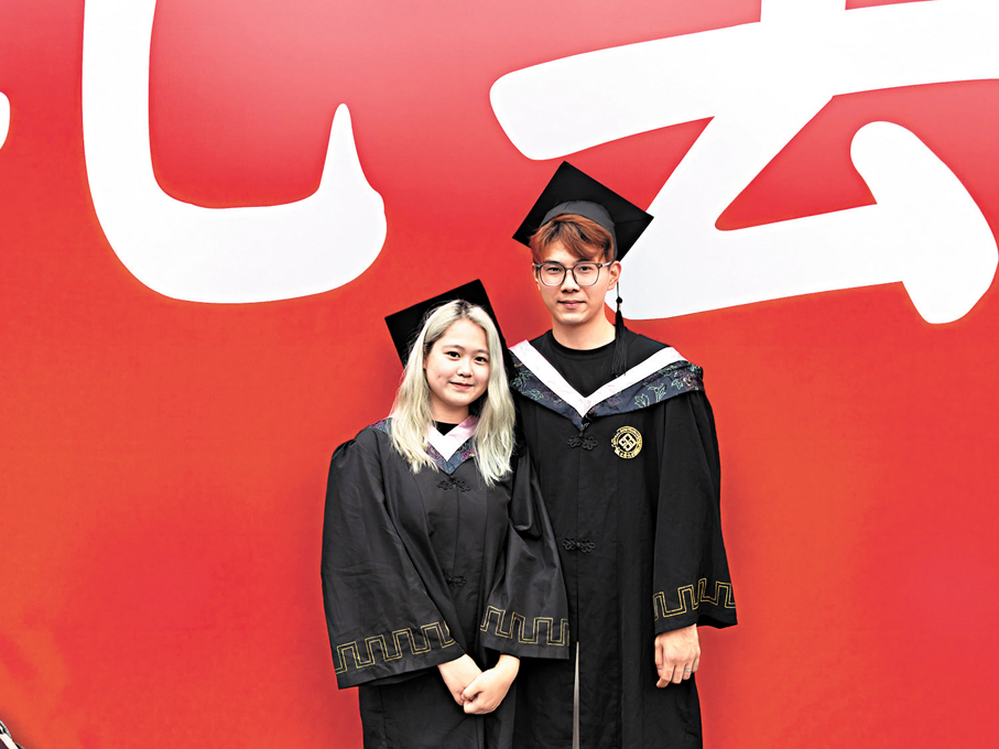 ●黃銘煒和陳廣美從中南大學畢業，決定扎根長沙。