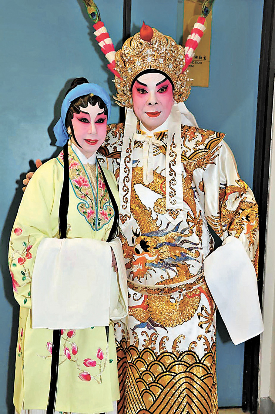 ●陳劍烽和岑翠紅（左）演事與教學雙線發展。
