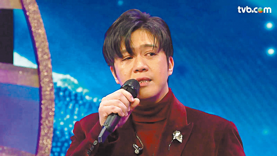 ●吳亦偉唱出自創歌曲《爸爸》。