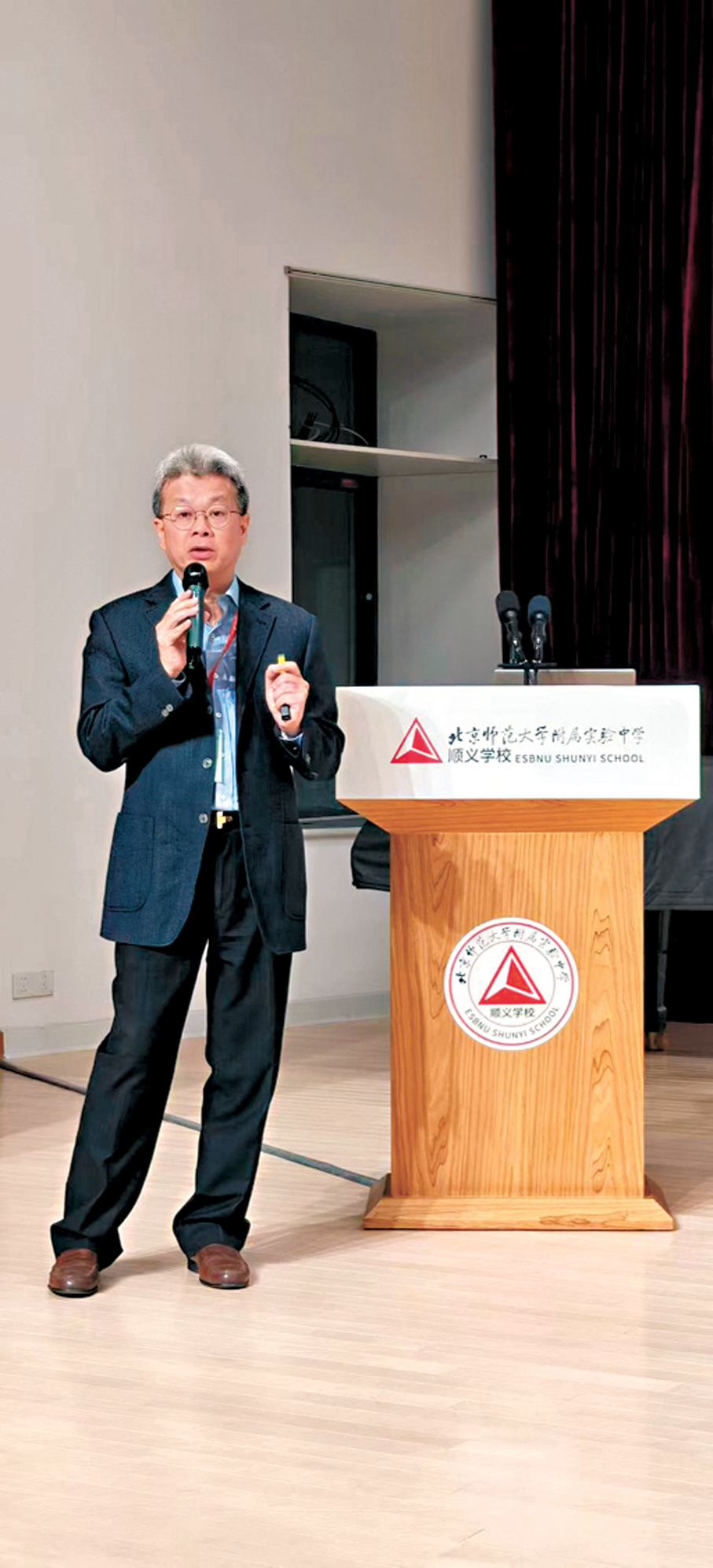 ●仁濟醫院董之英紀念中學校長黃攸杰。學校供圖