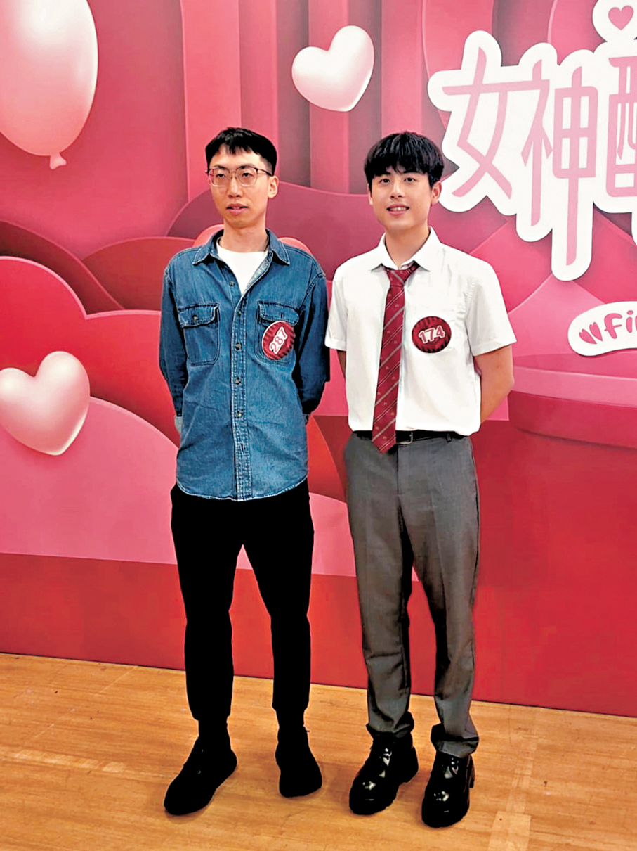 ●林福民（左）與蔡楠話題十足。     香港文匯報記者梁靜儀  攝