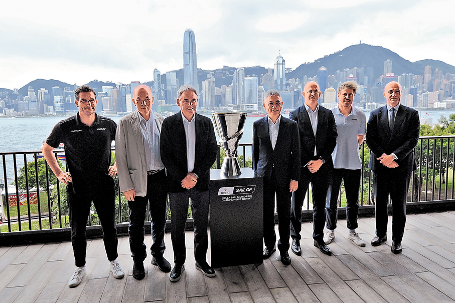●國際帆船大獎賽正式宣布香港成為其2027年賽程的揭幕賽事地點。 香港文匯報記者涂穴  攝
