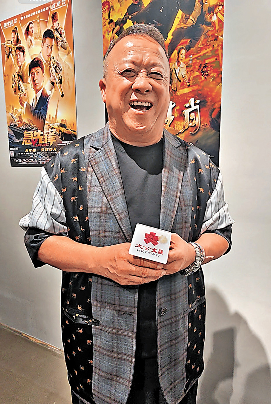 ●曾志偉認為要讓文旅項目更有吸引力，就特別需要喜劇。  香港文匯報記者胡若璋 攝