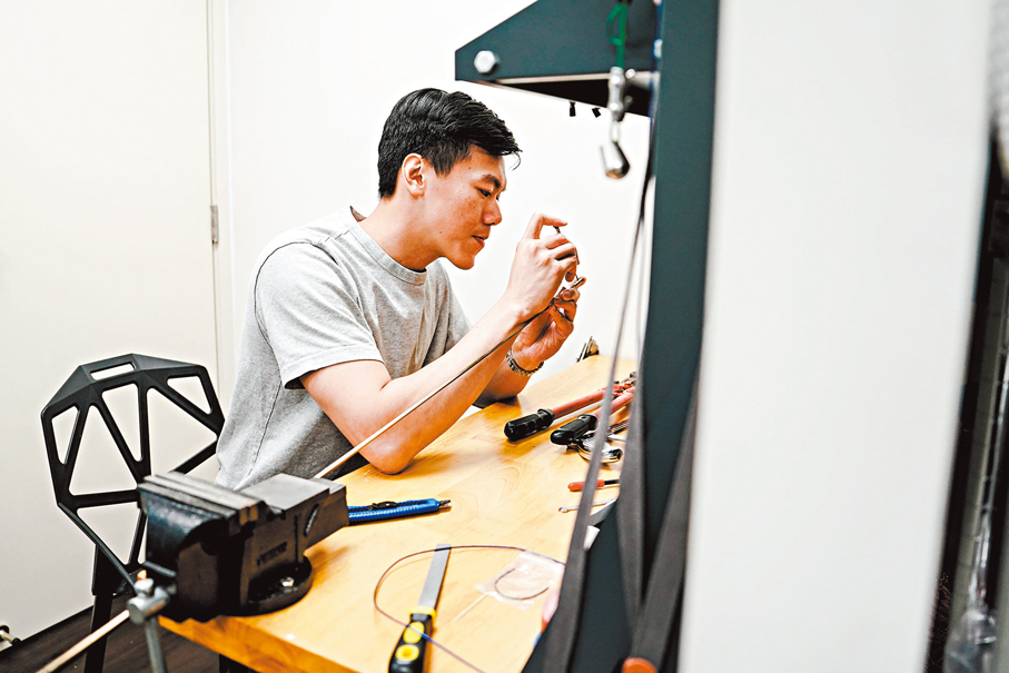 ●陳建雄用心經營，注重細節。