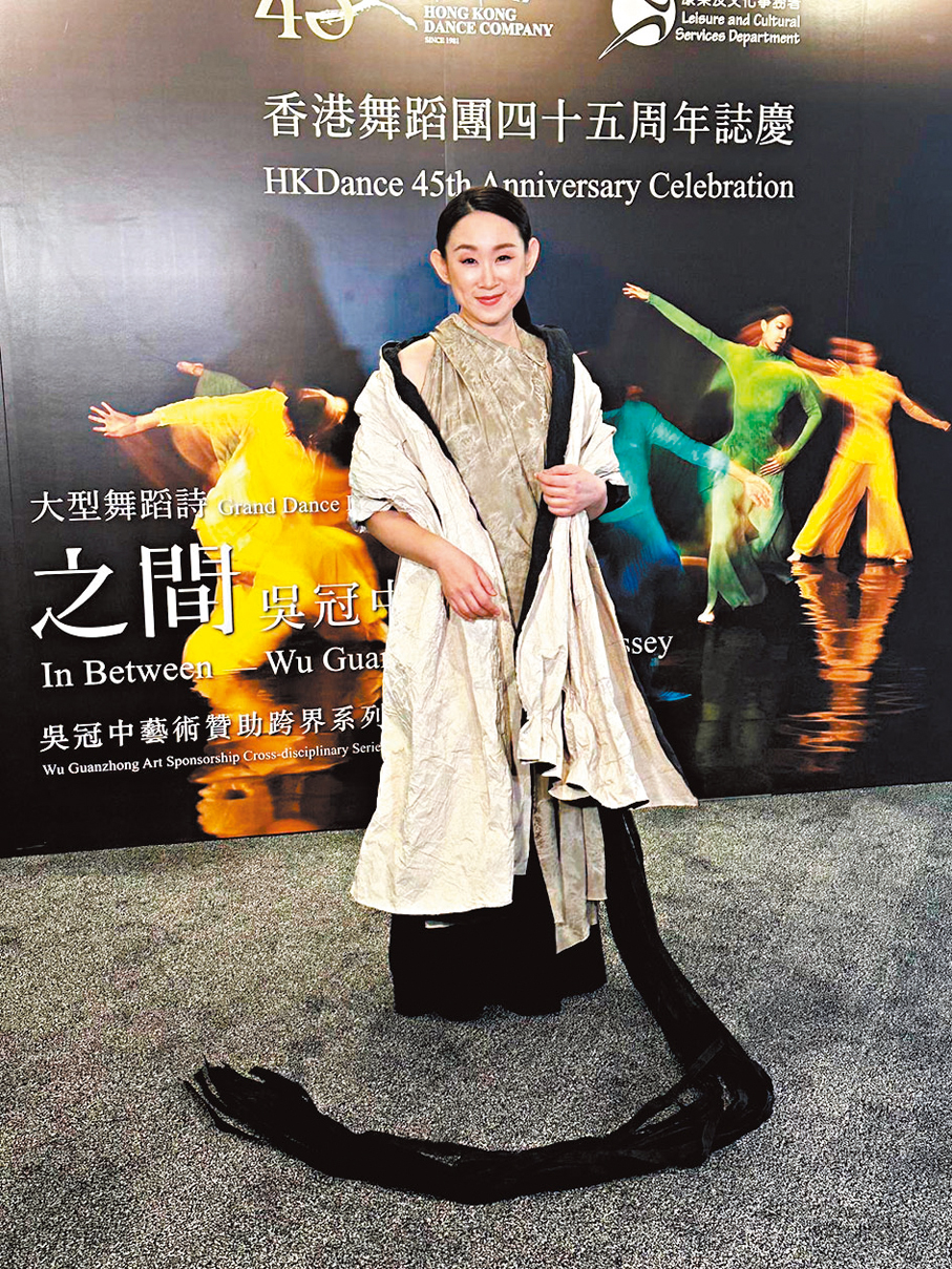 ●王菀之昨日完成演出後受訪。 香港文匯報記者阿祖 攝