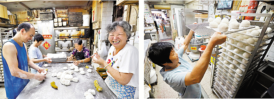 ●傳統製餅工作勞動強度大、工作辛勞，年輕人不願入行。