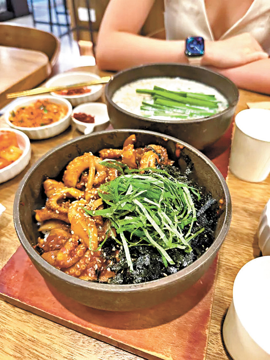 辣炒小章魚鍋飯
