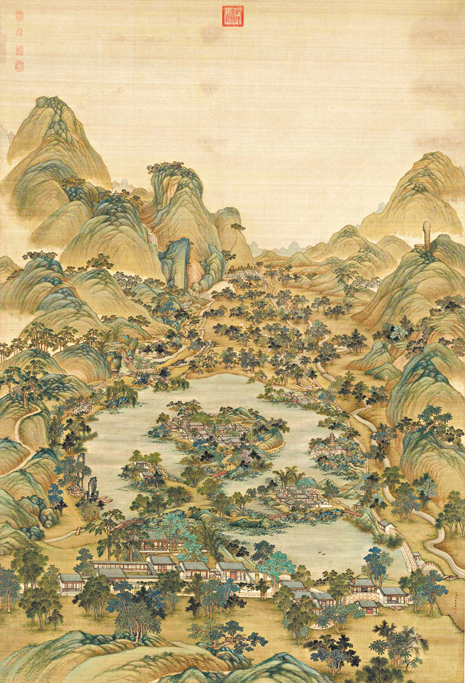 ●冷枚《避暑山莊圖》。故宮博物院供圖
