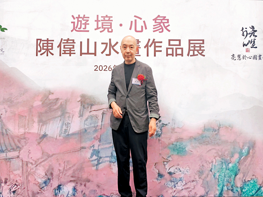 ●實地寫生讓陳偉在創作中獲得很多樂趣。