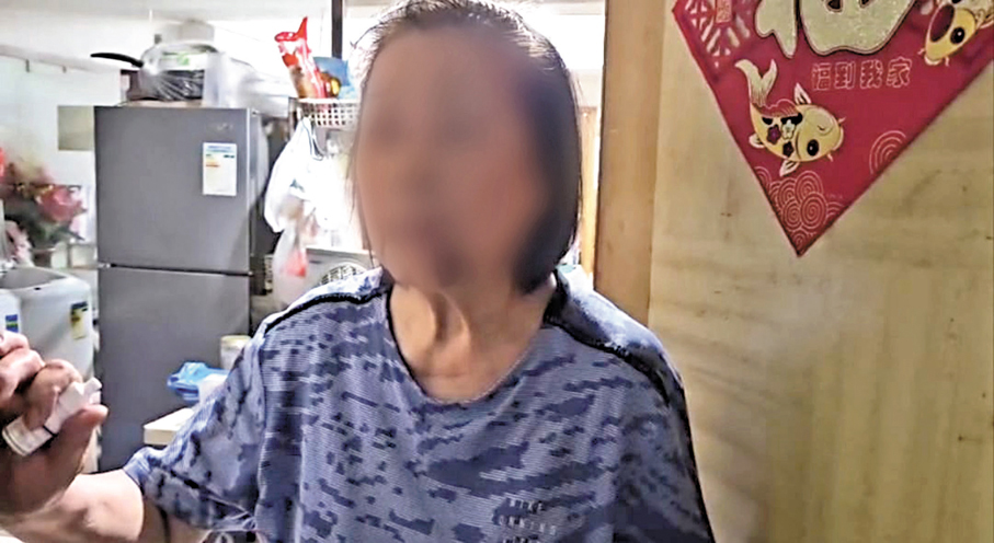 ●王婦講述遇劫經過。