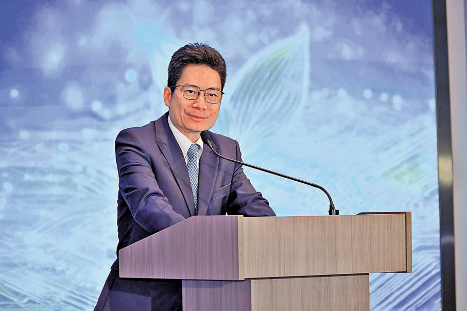 ●陳浩濂表示，香港黃金中央清算系統的營運籌備工作已進入最後階段。資料圖片