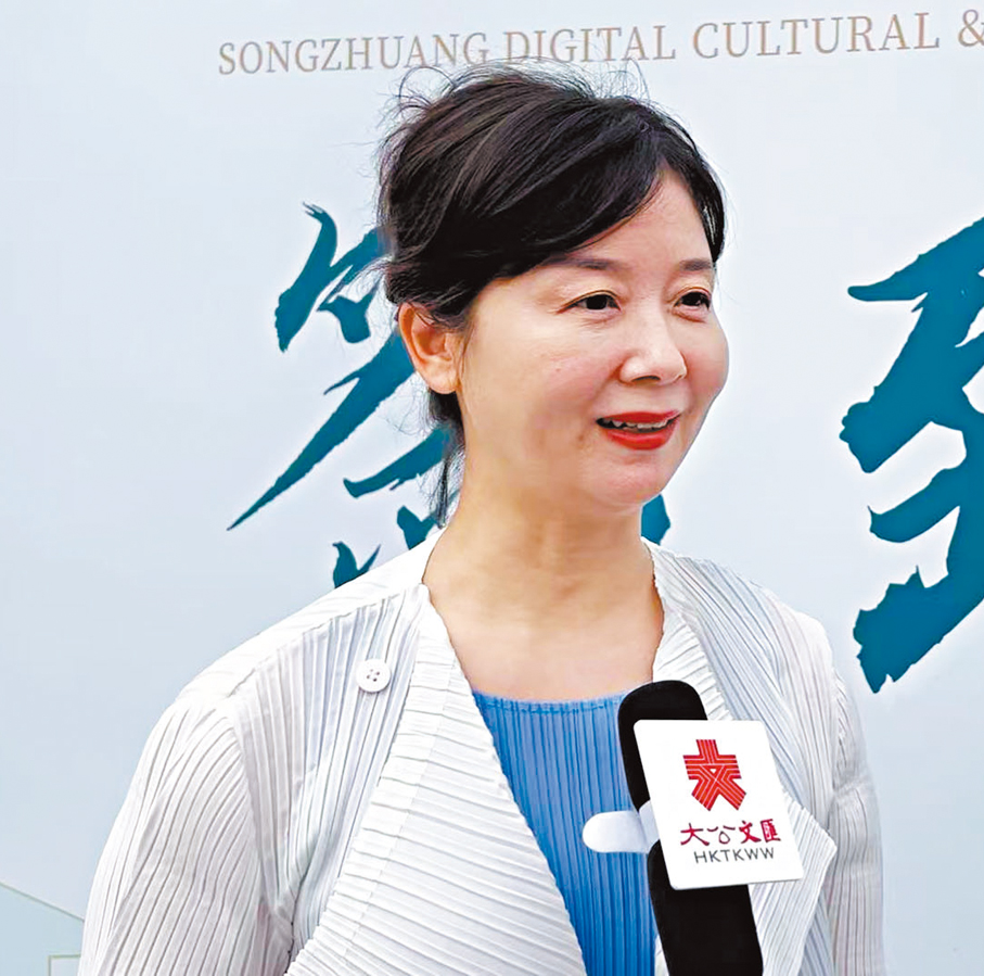 ●趙暉呼籲切實維護創作者合法權益與創作收益。   香港文匯報記者任芳頡  攝
